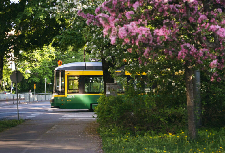 Raitiovaunu Helsingissä